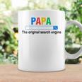 Damen Papa Die Original-Suchmaschine Lustigeratertag Mit-Ausschnitt Tassen Geschenkideen