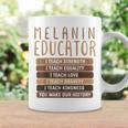 Dope Melanin Teacher Black Teacher Bhm Dope Black Educators Coffee Mug Gifts ideas