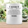 I Before E Grammar English Teacher Coffee Mug Gifts ideas