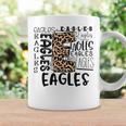 Eagles School Mascot Leopard Plaid Back To School Coffee Mug Gifts ideas