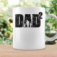 Father's Day Ater Werden Zweifacher Papa Zwei Kinder Tassen Geschenkideen