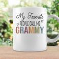 My Favorite People Call Me Grammy Leopard Mother's Day Coffee Mug Gifts ideas