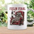 Feeling Feral Racoon Coffee Mug Gifts ideas