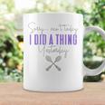 Fibro Can't Today Did A Thing Yesterday Spoonie Fibromyalgia Coffee Mug Gifts ideas