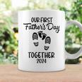 Our First Father's Day Together 2024 Father Dad 2024 Coffee Mug Gifts ideas
