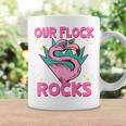 Our Flock Rocks Flamingo Matching Family Vacation Group Coffee Mug Gifts ideas