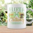 Florida Ruft Mich Und Ich Muss Gehen Florida White Tassen Geschenkideen