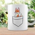 Fox In The Pocket Cute Baby Pocket Fox Coffee Mug Gifts ideas