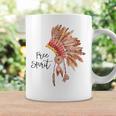 Free Spirit Native American Headdress Feathers Boho Ethnic Coffee Mug Gifts ideas