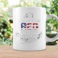 On Fridays We Wear Red Friday Navy Distressed Coffee Mug Gifts ideas