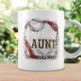 Baseball Auntie Vintage Leopard Baseball Pride Coffee Mug Gifts ideas