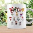Christmas Taylor Santa First Name Personalized Xmas Coffee Mug Gifts ideas