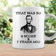 Hipster Abe Lincoln Vintage Style DistressedCoffee Mug Gifts ideas