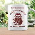 Meme Raccoon Trash Panda Smart Fella Or A Fart Smell Coffee Mug Gifts ideas