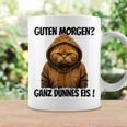 Saying Guten Morgen Ganz Thin Eis Cat White Tassen Geschenkideen