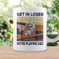 Vintage Retro Old Man Get In Loser We're Playing D&D Coffee Mug Gifts ideas