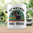 My Weiner-Dog Does Tricks Dachshund Coffee Mug Gifts ideas