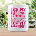 Groovy It's My Birthday Ns Girls Pink Smile Face Coffee Mug Gifts ideas