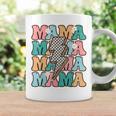 Groovy Mama Checkered Leopard Bolt Lightning Flower Mom Life Coffee Mug Gifts ideas