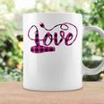 Hair Stylist Valentine Pink Buffalo Plaid Beauty Salon Coffee Mug Gifts ideas