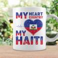 Haitian My Heart Country My Haiti Flag For Men Coffee Mug Gifts ideas