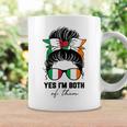 Half Italian Half Irish Girl Italy Ireland Flag Coffee Mug Gifts ideas