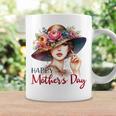 Happy Mother's Day Cute Floral Mom Mommy Grandma Womens Coffee Mug Gifts ideas
