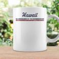 Hawaii Vintage American Flag Retro Coffee Mug Gifts ideas