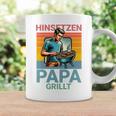 Hinsetzen Papa Grillt Bbq Spruch Tassen Geschenkideen