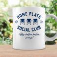 Home Plate Social Club Baseball Or Softball Women Coffee Mug Gifts ideas