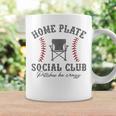 Home Plate Social Club Pitches Be Crazy Baseball Coffee Mug Gifts ideas