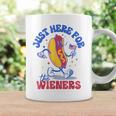 Hot Dog I'm Just Here For The Wieners Fourth Of July Coffee Mug Gifts ideas