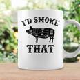 I'd Smoke That Pig Bbq Grillmasters Fathers Grilling Coffee Mug Gifts ideas