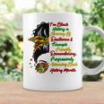 I'm Black History Messy Bun Black Queen Afro Girl Bhm Pride Coffee Mug Gifts ideas