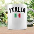 Italia Bandera Hombres Es Niños Italia Taza de café Ideas de regalos