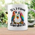 It's 5 O’Clock Somewhere Parrots Drinking Men Coffee Mug Gifts ideas