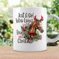 Just A Girl Who Loves Horses And Christmas Pretty Horses Coffee Mug Gifts ideas