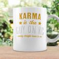 Karma Is The Guy On Kc Red Kansas City Football Coffee Mug Gifts ideas