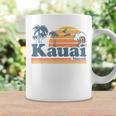 Kauai Hawaii Vintage Beach Summer Surfing 70S Retro Hawaiian Coffee Mug Gifts ideas