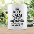 Keep Calm And Let Marbella Handle It Name Coffee Mug Gifts ideas