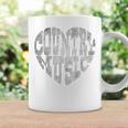 I Love Country Music Lovers Cute Country And Western Coffee Mug Gifts ideas