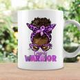 Lupus Warrior Afro Messy Bun Black Lupus Awareness Coffee Mug Gifts ideas