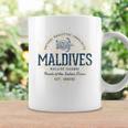 Maldives Retro Style Vintage Maldives White S Tassen Geschenkideen