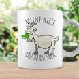 Meine Wiese Hau Ab Du Sack Bauer Landwirt Goat Sheep Tassen Geschenkideen