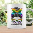 Messy Bun Proud Sister Gay Pride Support Lgbt Ally Family Coffee Mug Gifts ideas