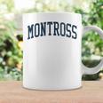 Montross Va Vintage Athletic Sports Jsn2 Navy Print Coffee Mug Gifts ideas