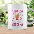Niños No Soy Una Princesa Soy Una Rockera Taza de café Ideas de regalos