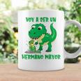 Niñosoy A Ser Un Hermano Mayor Dinosaurio Con Huevo Idea Dino Taza de café Ideas de regalos