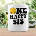 One Happy Sis Smile Face Birthday Theme Family Matching Coffee Mug Gifts ideas
