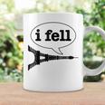 Paris I Fell Tower Eiffel France Souvenir French Coffee Mug Gifts ideas